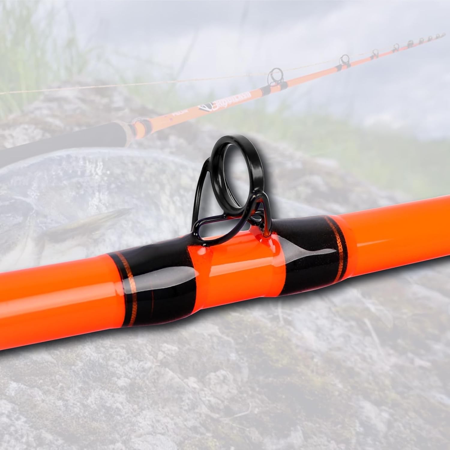 Catfish Fishing Rods 2 Piece Catfishing Pole Medium Heavy Catfish