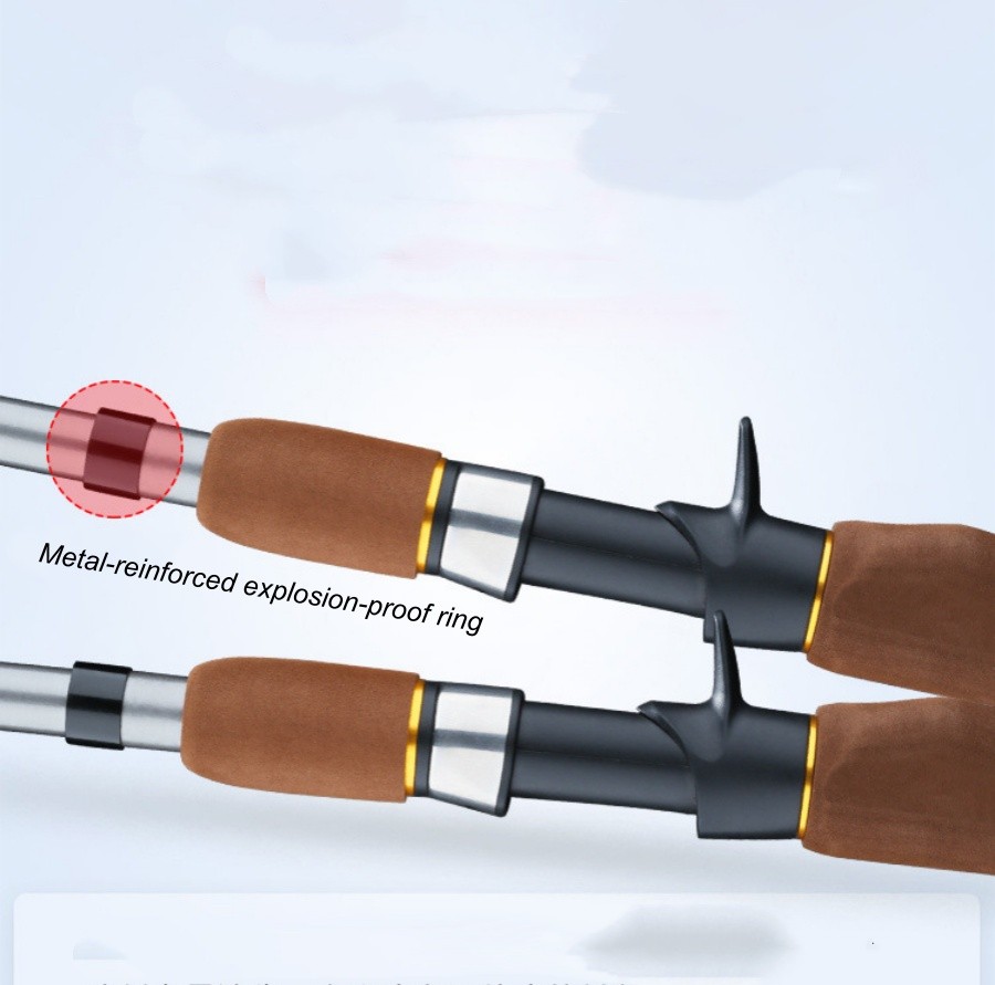 Mini portable ultra-short extension and short section bridgehead ice fishing rod