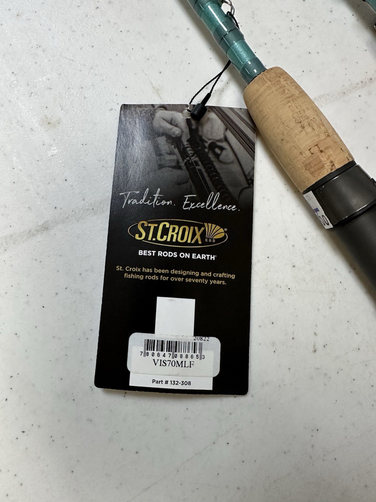 TWO St. Croix Avid Series 7′ Medium Light Fast Spinning Rods VIS70MLF