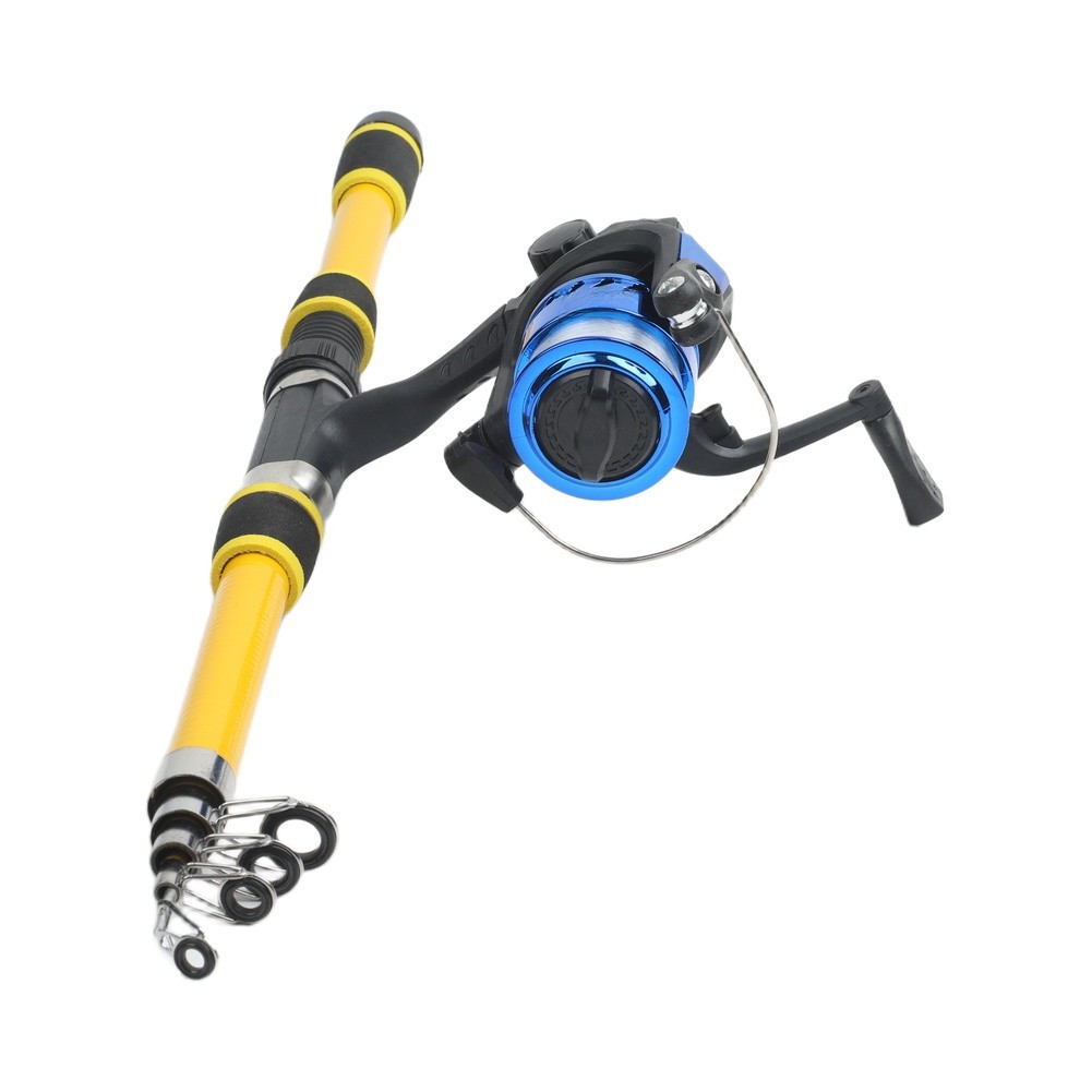 Complete Fishing Rod For Combo Telescopic Carbon Fiber 18 Meter Reel Gear Set