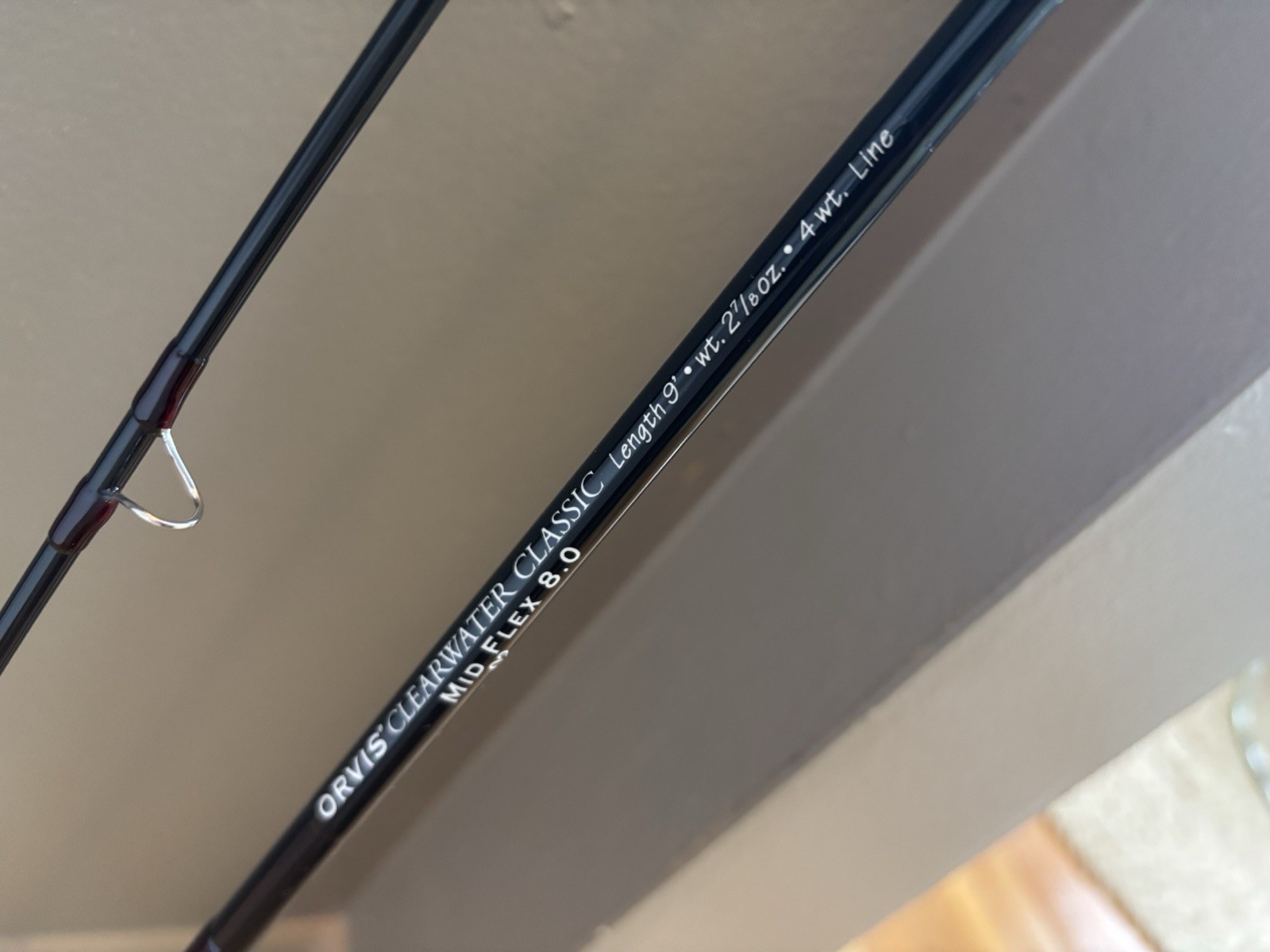Orvis Clearwater Classic Graphite Rod 9ft, Wt. 2 7/8 Oz, 4Wt. Line, Mid Flex 8.0