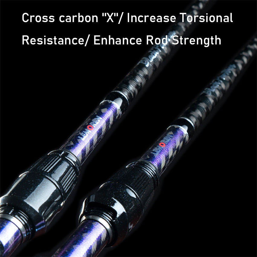 LEMOREN Spinning Fishing Rod 5.2ft 5.6ft Ultralight Fast Casting Rod Carbon