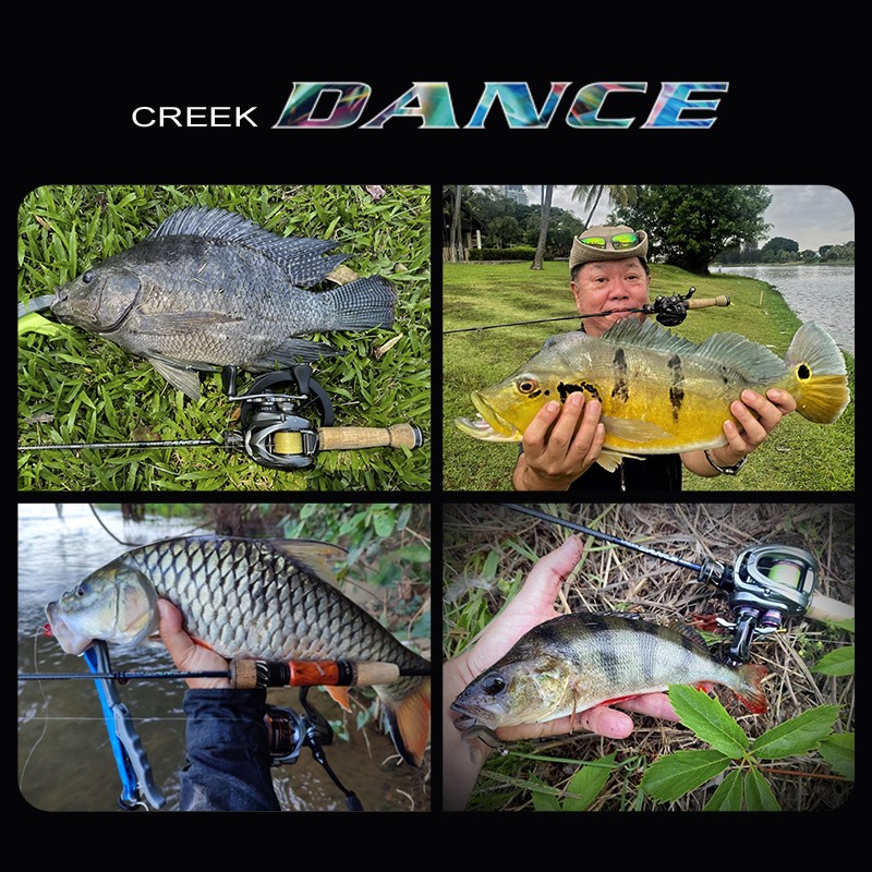 PURELURE CREEK DANCE Stream BFS Rod 2/3/4pcs Travel Trout Portable Lightweight