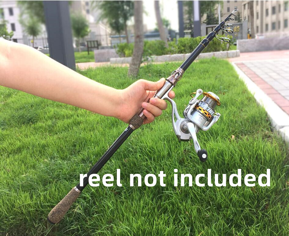 Telescopic Fishing Rods Spinning/Casting Rods 1.8M-2.7M Travel Carbon Fiber Pole
