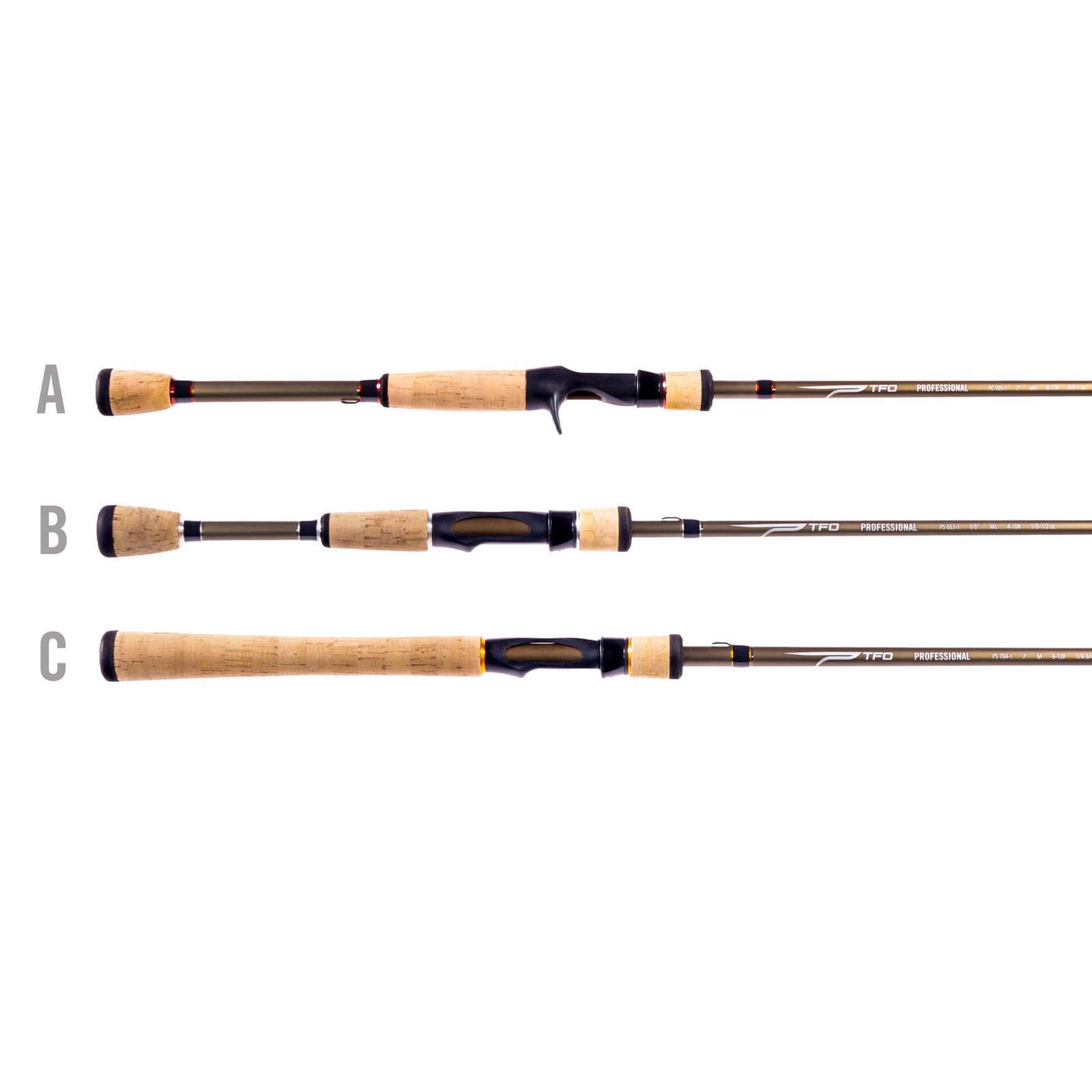 TFO Professional 7ft 6in MH 1pc Casting Rod (PC-765-1)