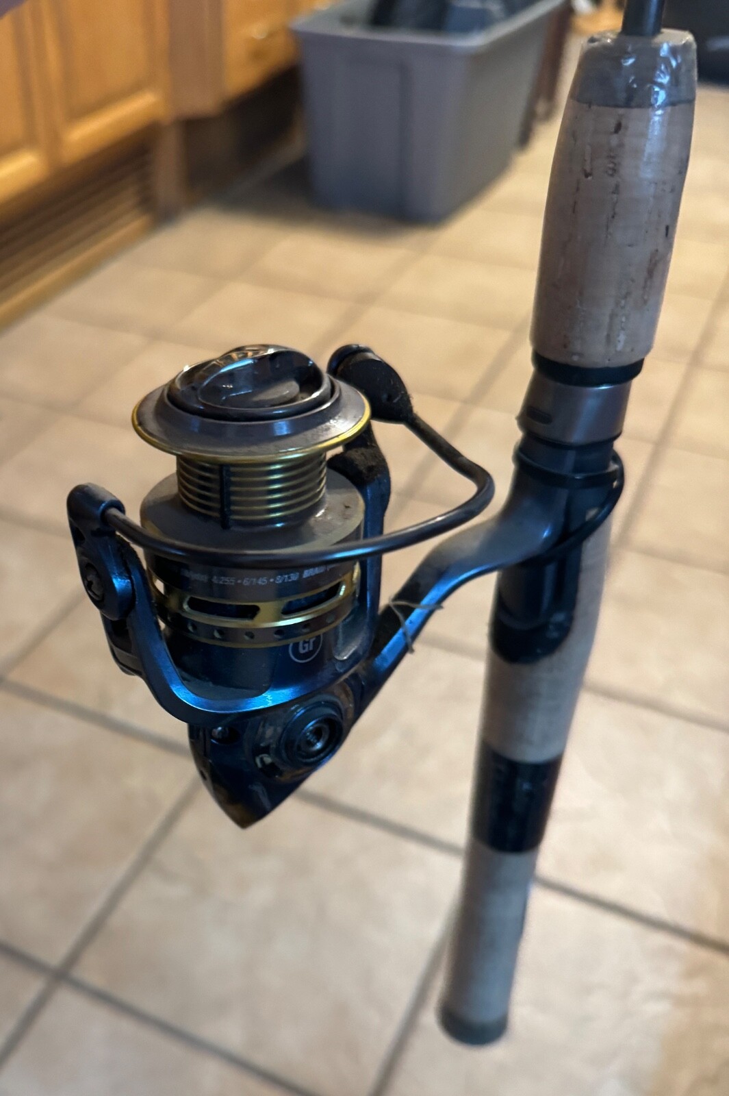PFlueger President Pressp 30 Spinning Fishing Pole NO REEL HANDLE 58 Inch