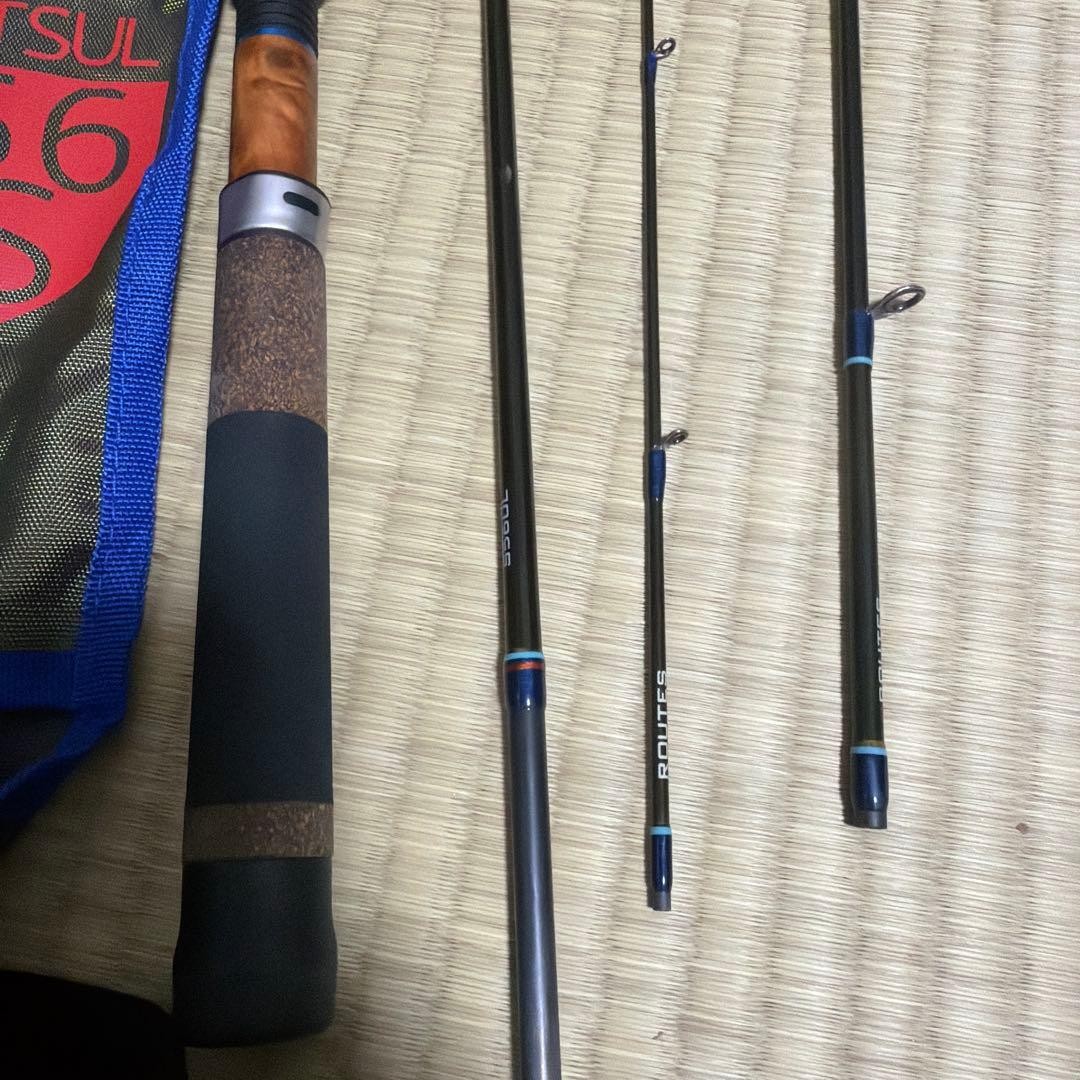 Routers S56UL 56″ Fishing Lure Rod Blue/Black with Rod Case Used