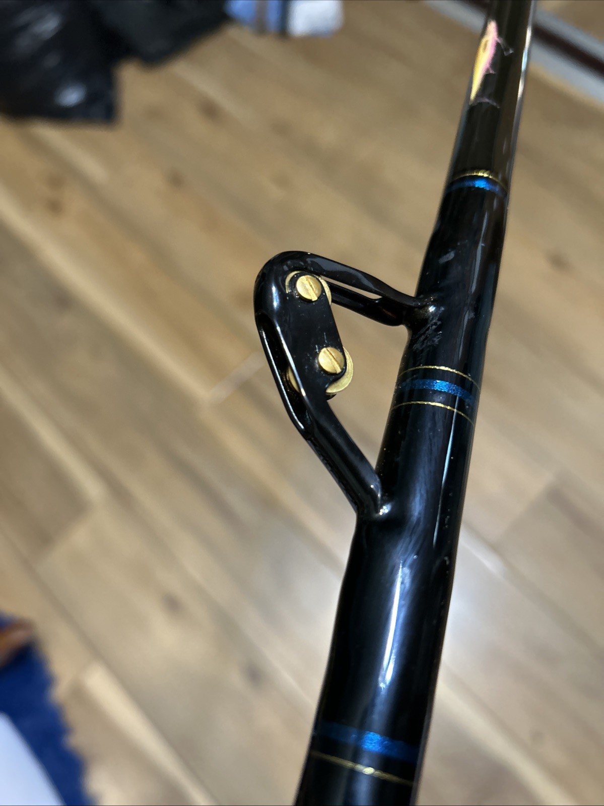 Custom 5’6 Kevin Bogan Offshore Trolling Fishing Rod, Afco Roller Guides ￼