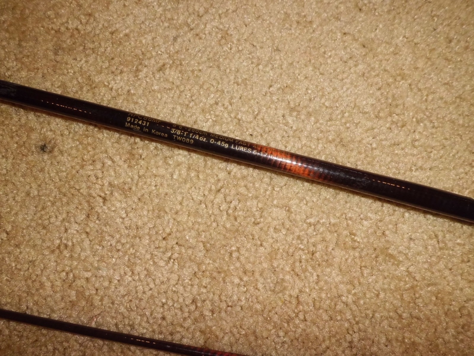 ABU GARCIA NPC86MF Northern Plus Salmon Steelheader Graphite Casting 8’6″ Rod