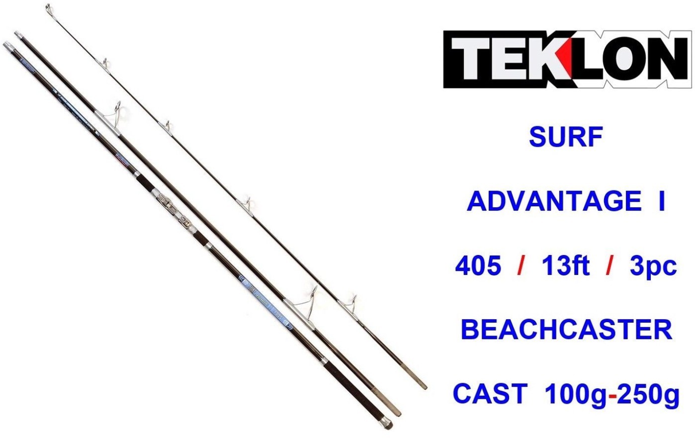 CLEARANCE GRAUVELL TEKLON 13ft SURF ADVANTAGE I BEACHCASTER ROD LONG DISTANCE