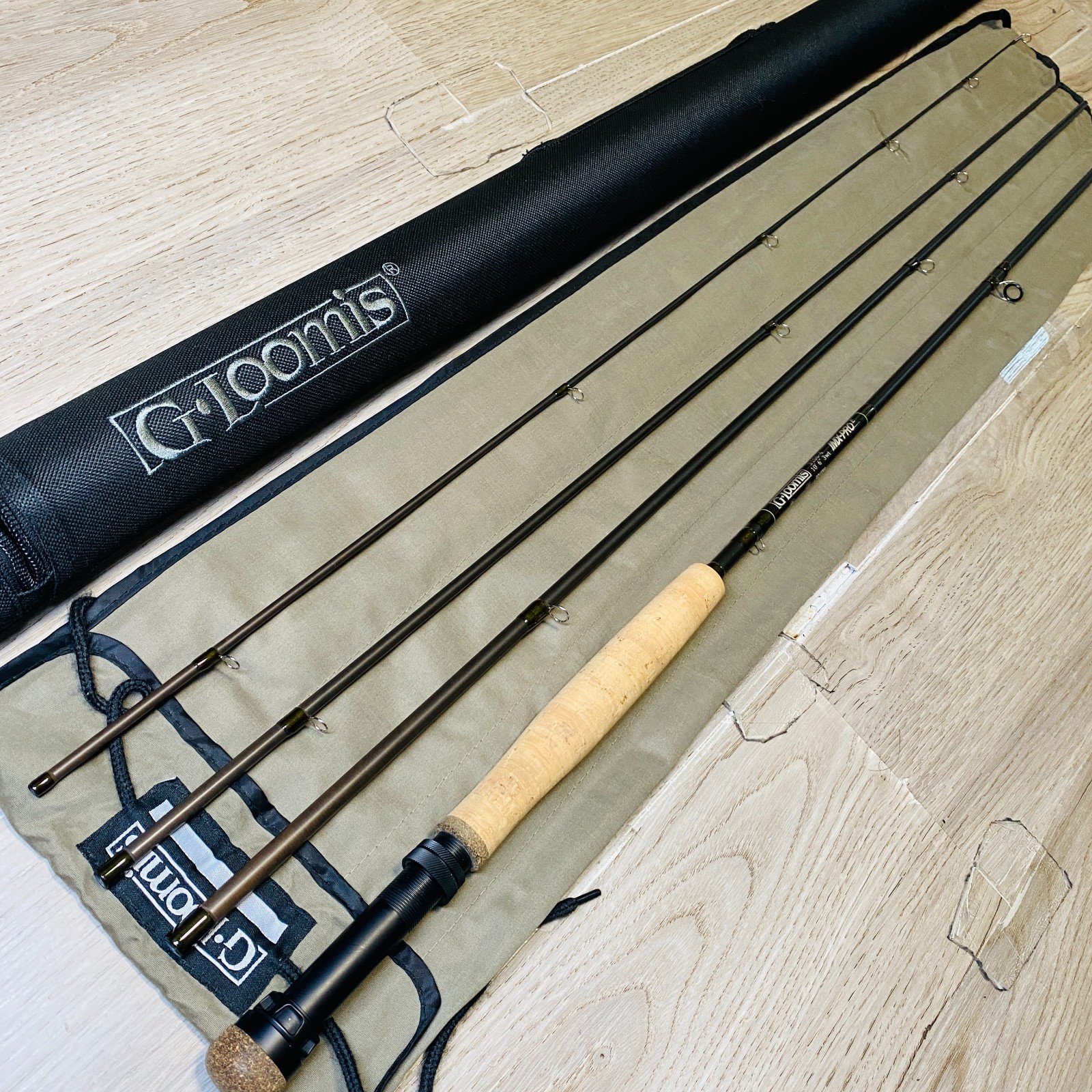 [Beautiful] G. Loomis IMX-PRO E 3106-4 10’6″ 3wt Fly Rod w/tube case