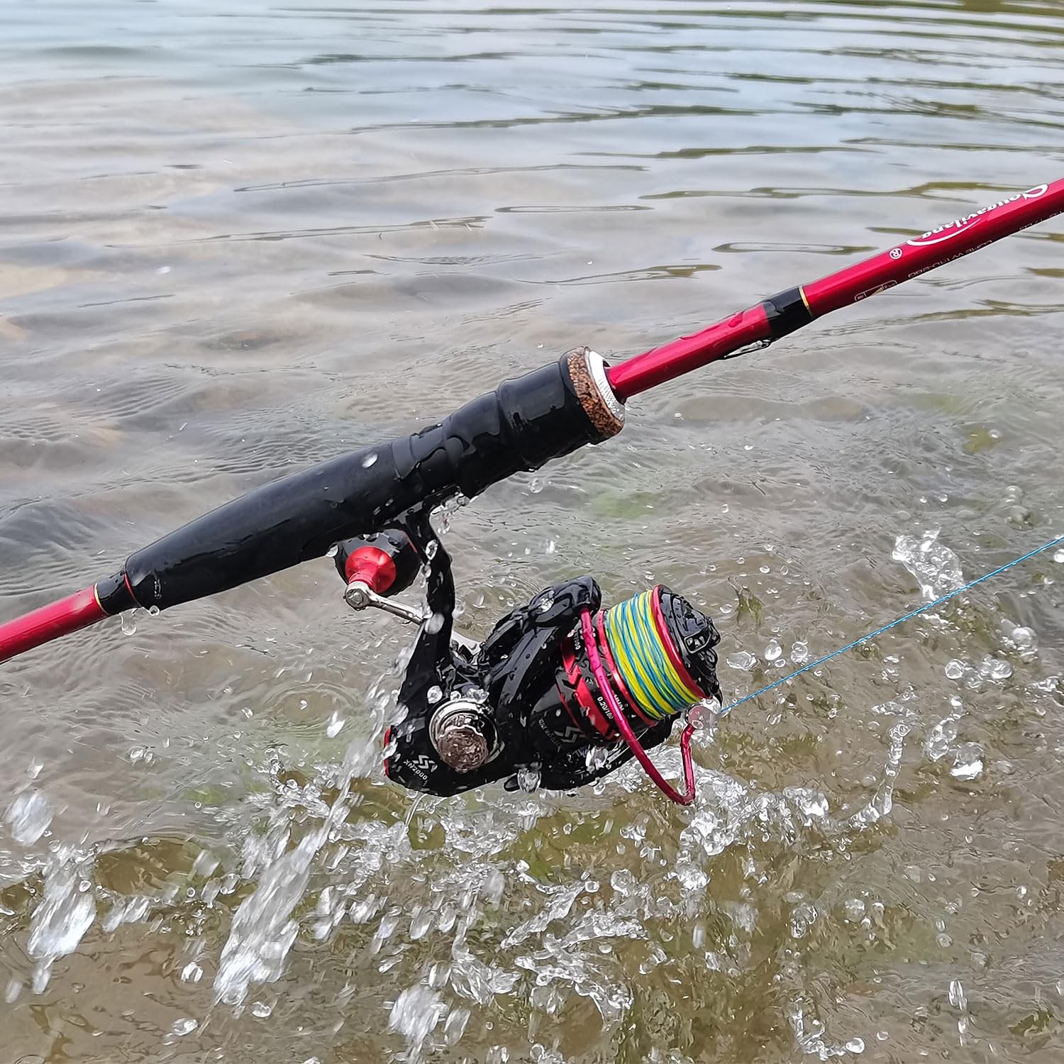 Sougayilang Fishing Rod & Reel Combo, 30-Ton Carbon, SS Guides, Twin-Tip