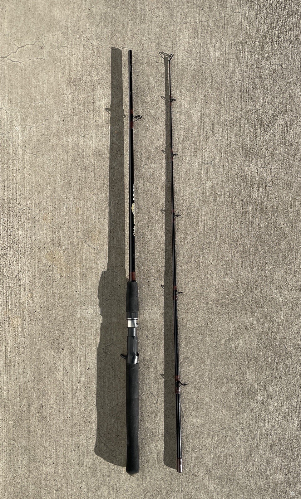 CABELA’S 2-pc DEPTHMASTER TROLLING SERIES 6’6” Casting Fishing “Lead Core” Rod