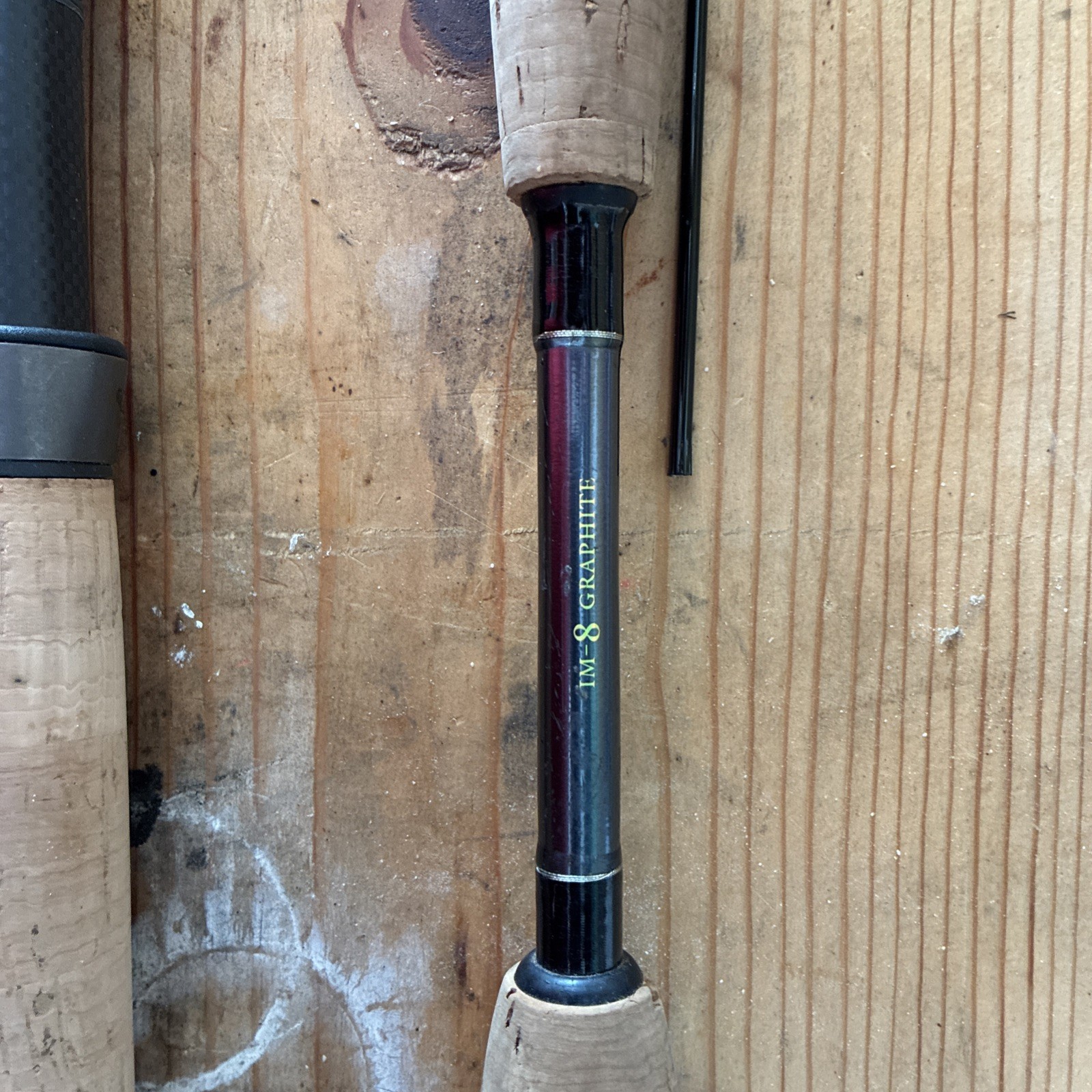 2 Broken Spinning Rods TFO , and Pflueger IM-8. Handles Only with no damage.