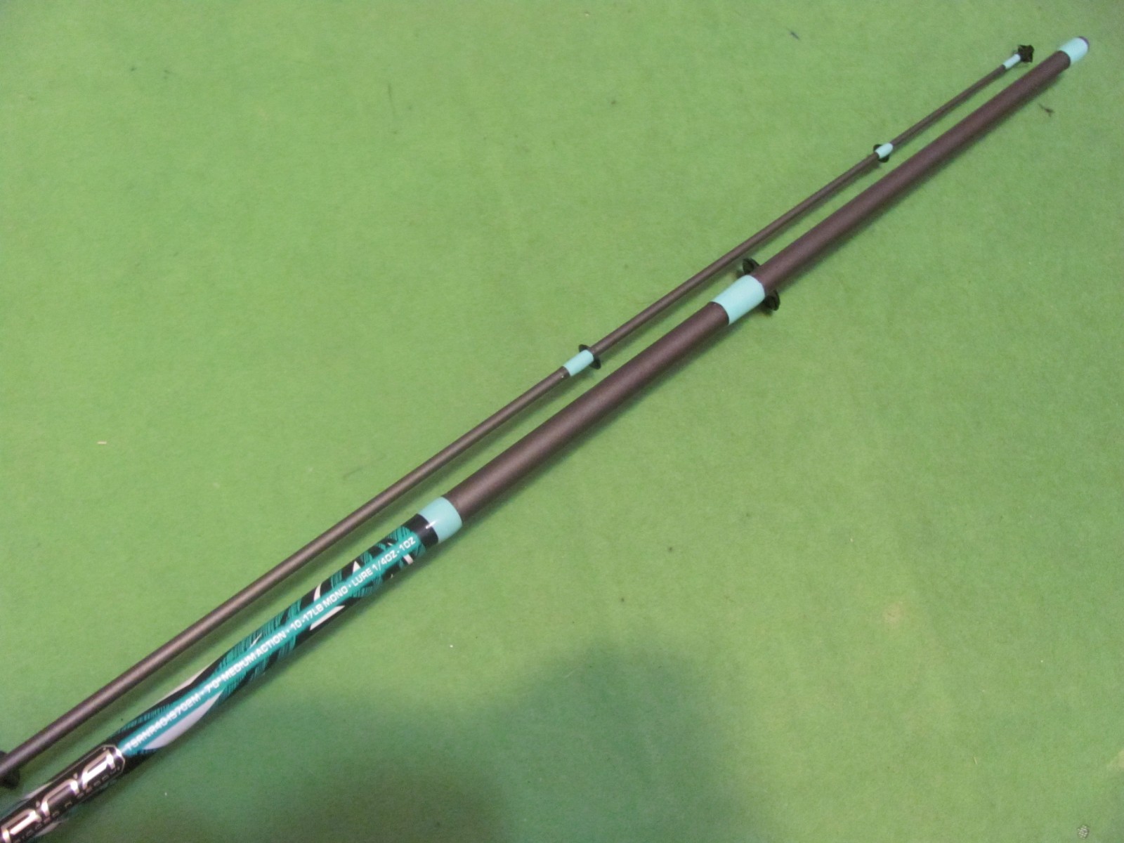 Tsunami RIGGED N READY 7′ 0″ Medium Action 2-Piece Spinning Rod.