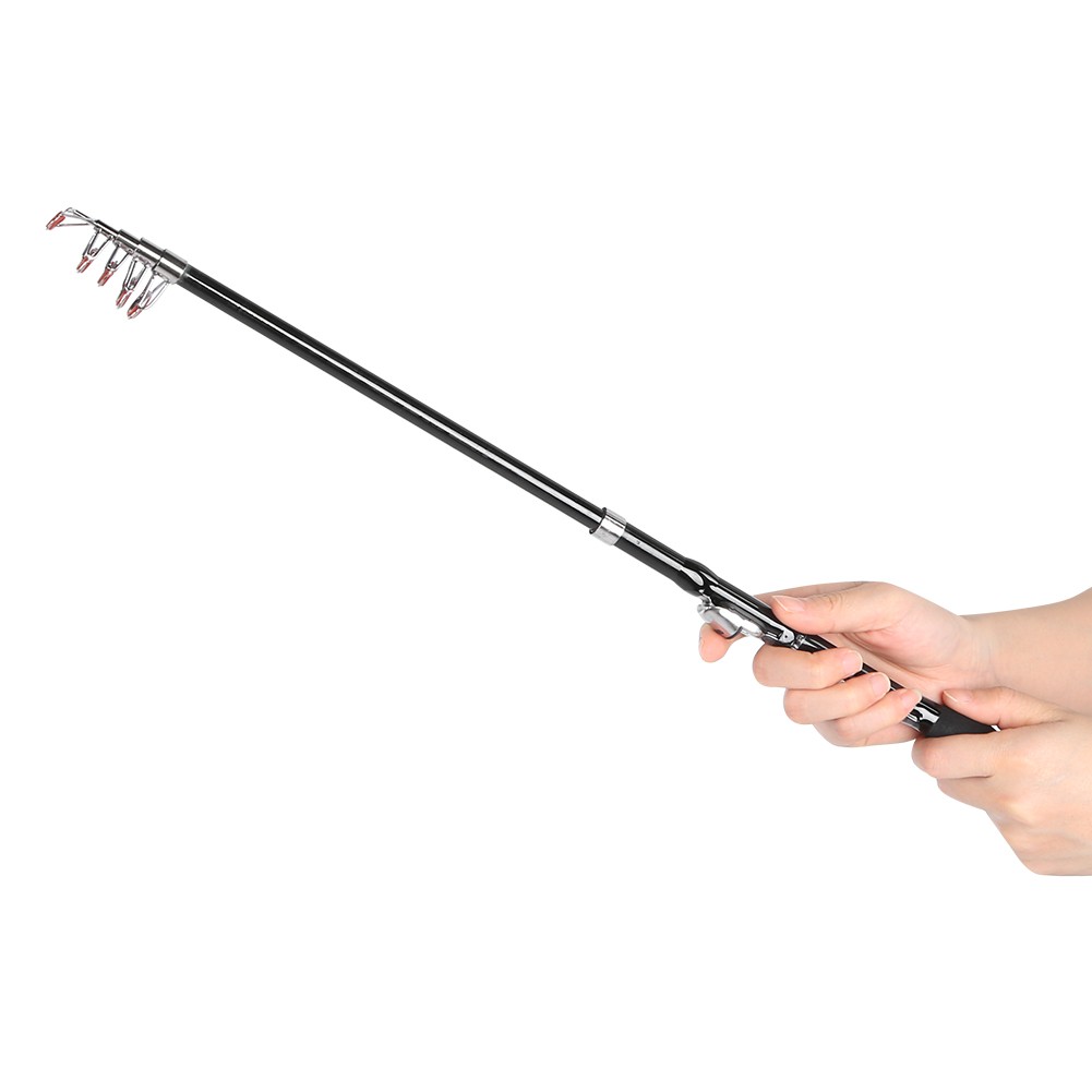 Mini Portable Fishing Rod Ultra-Short Travel Design Lightweight Glass Fiber