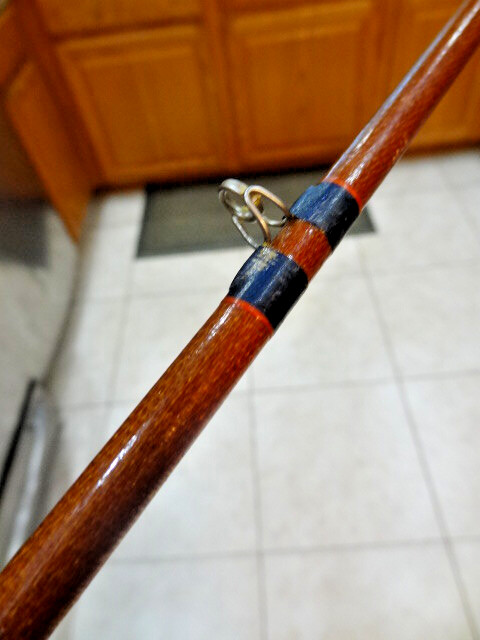 Vintage Garcia Conolon 8′ Live Fiber Classic 409 Fishing Glass Pole USA 1-Owner