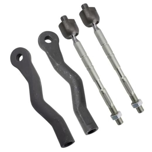 Front Inner and Outer Tie Rod Set 4 Piece Compatible with 2014-2015 PSA78618