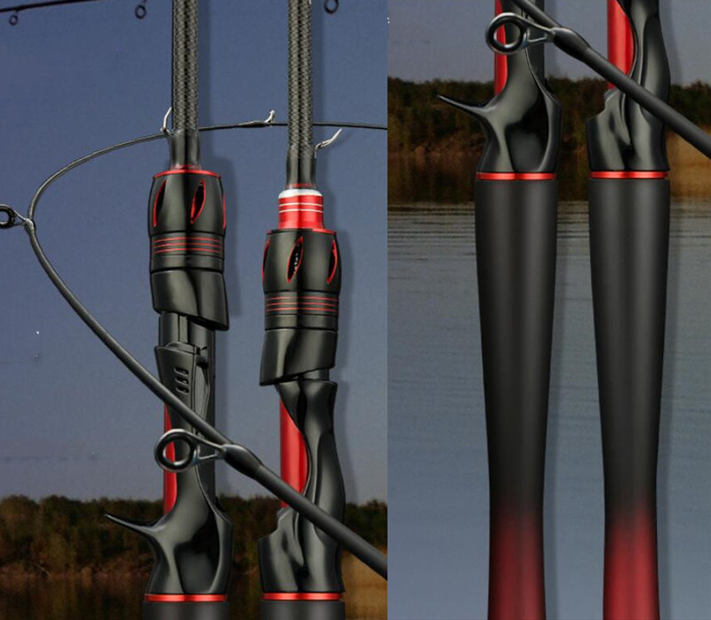 Lure Fishing Rod 1.65m 1.8m Carbon Fiber Spinning/Casting Rod Bait Wt. 4-25g Rod