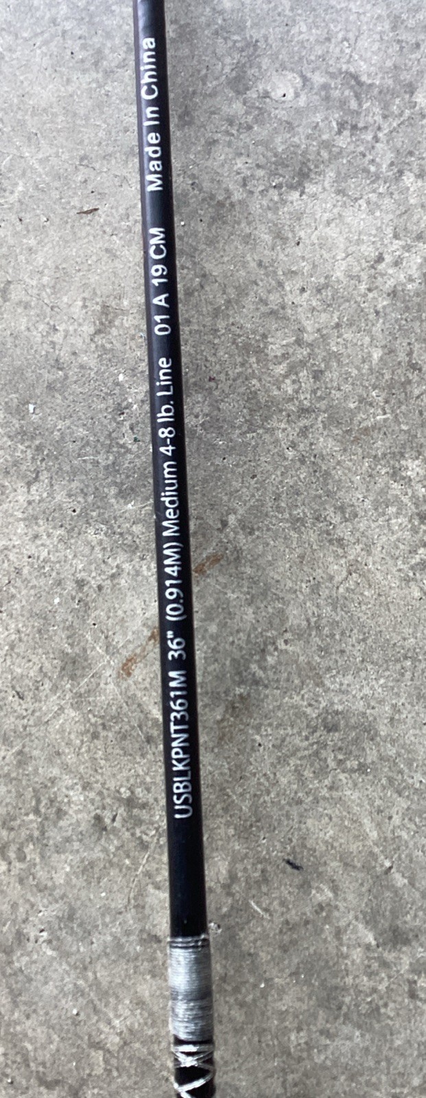 Shakespeare Ugly Stick Spinning Rod 3’ Avengers USBLKPNT361M