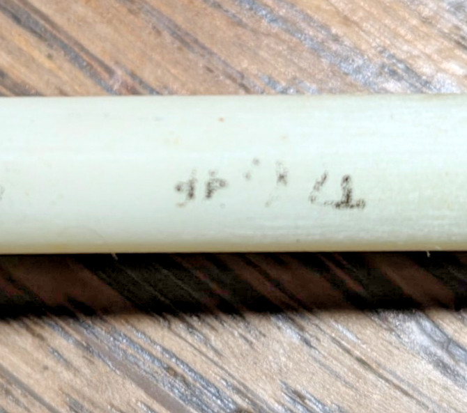 Vintage Johnny Walker 5′ 1-Piece Spin Cast Fishing Rod