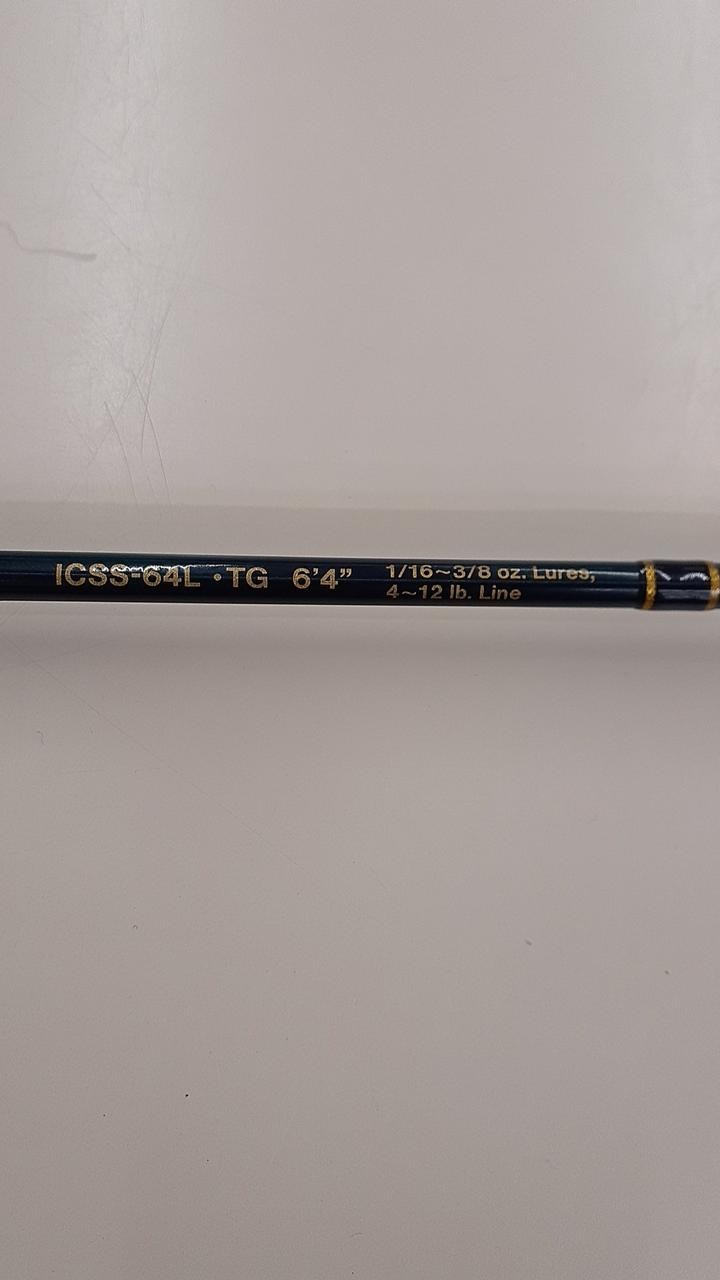 Ever Green Bass Rod IMSPIRE ICSS-64L Tackle Fishing 6’4″ (194cm) Used