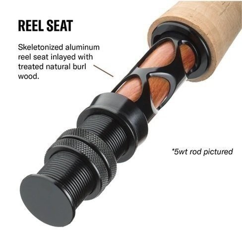 Kistler Bakk Series Fly Fishing Rod | 4 Piece 9′-0″ | 5-WT Med-Fast