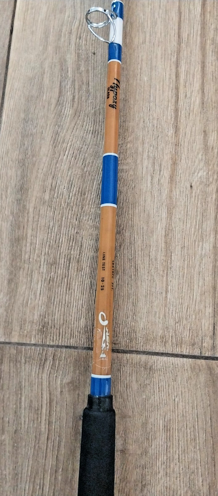 SABRE 7FT SALTWATER VTGE ROD 10-25 LBS. CUSTOM WRAPPED WITH ALL NEW COMPONENTS