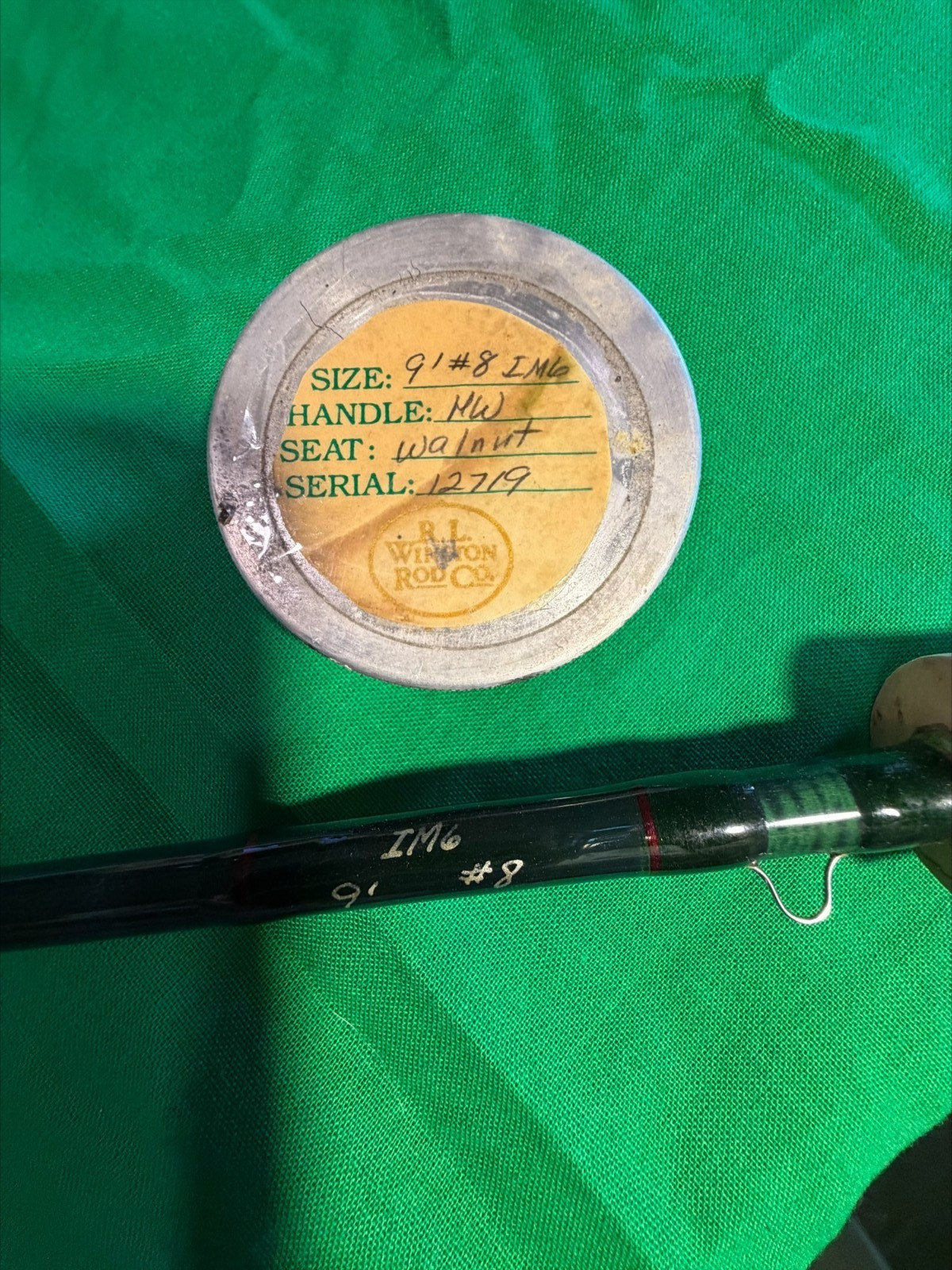 R.L. Winston IM6 9′ 8wt 3 3/8oz 2 Pc Fly Rod – Near Mint! #12719