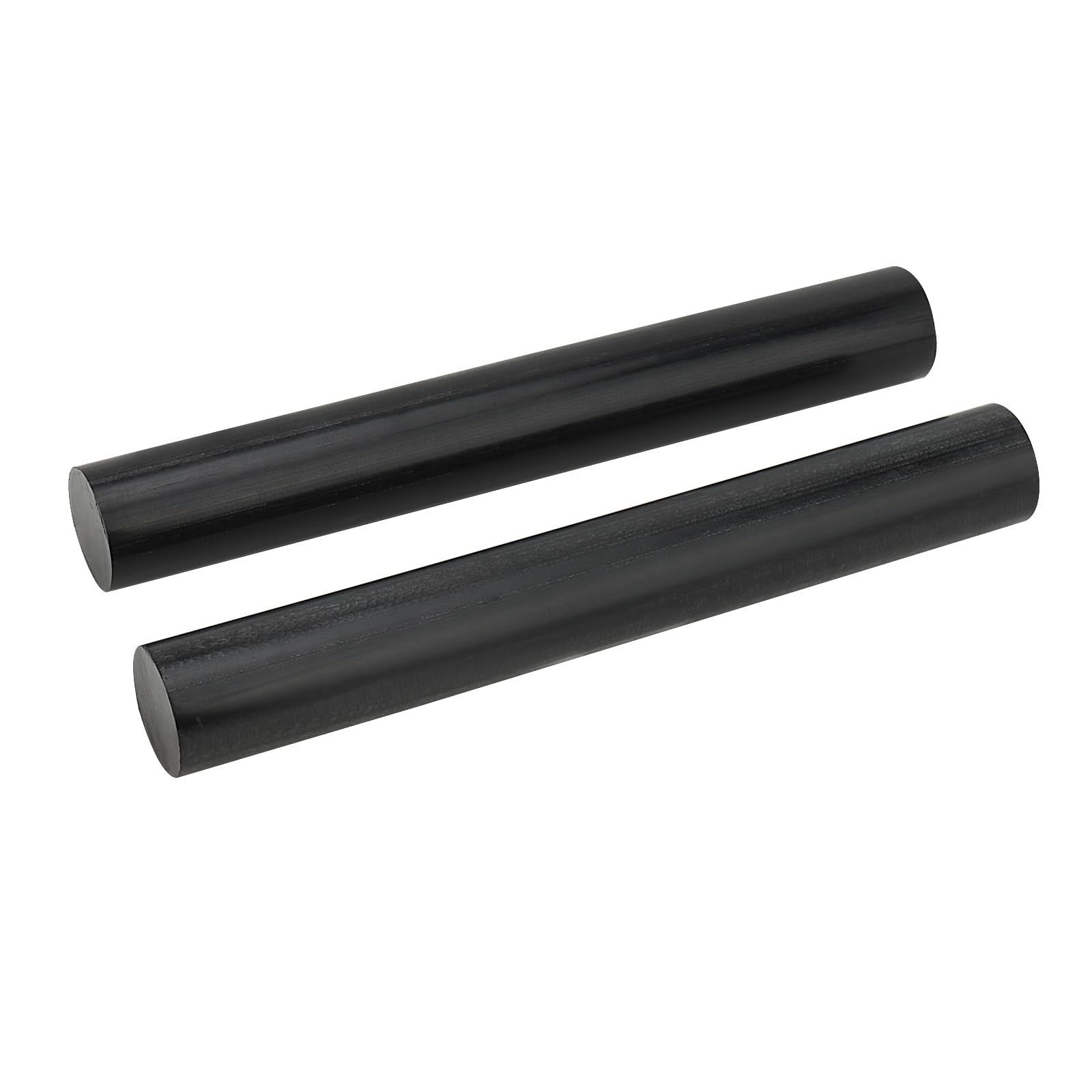 MUKCHAP 2Pcs 1.5 x 12 Inch Black Round Acetal Copolymer Rods, Long Pom Plasti…