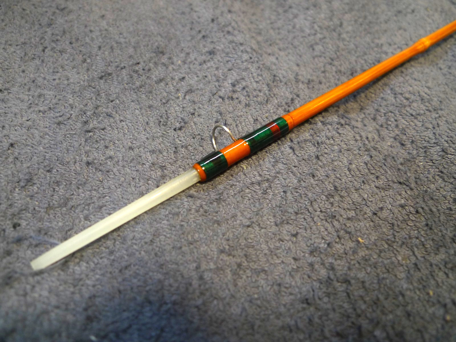 [Japanese Marutake flyrod]7’1″ #3 4pc (ext tip)-unused ‘Marubushi bamboo’ flyrod