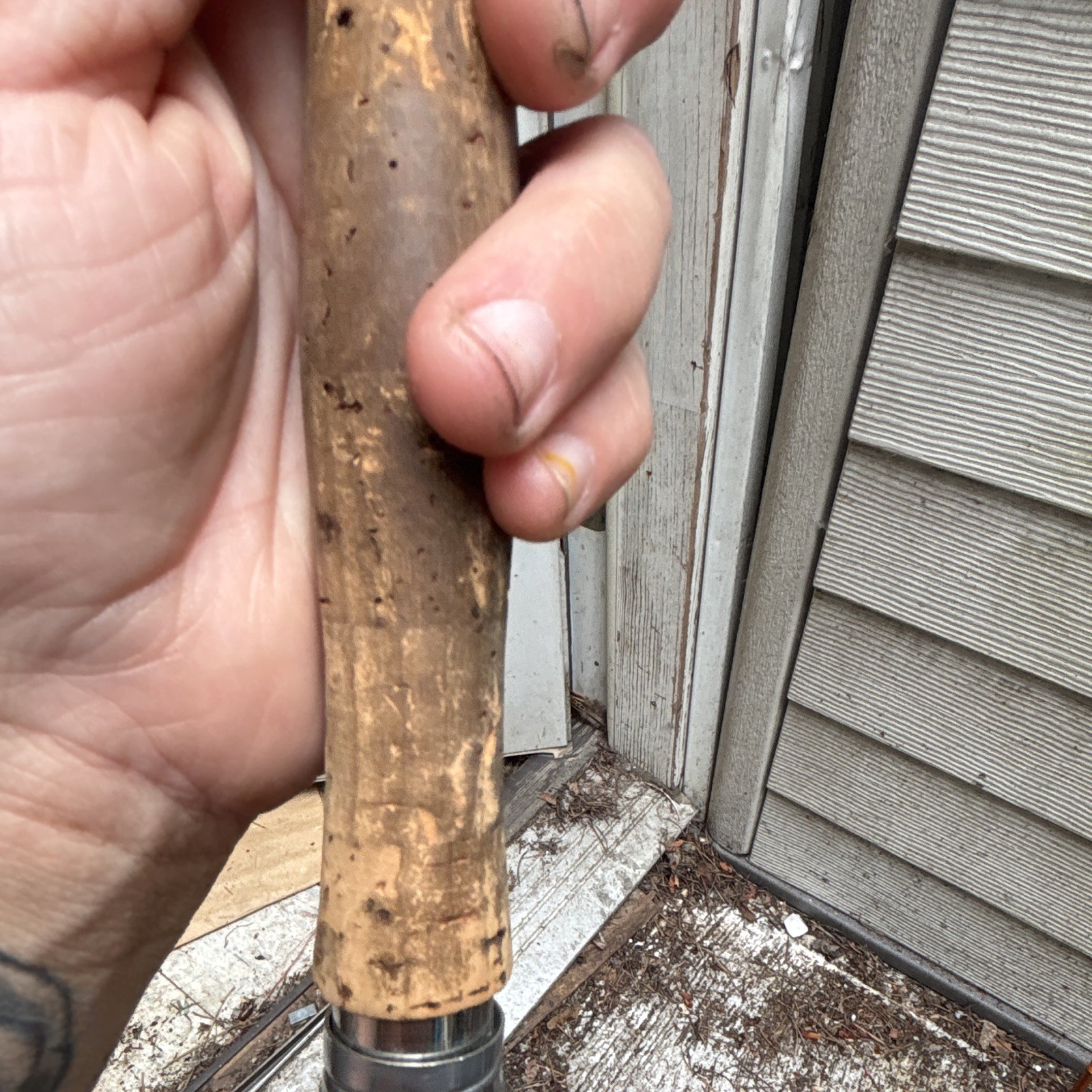 Wards Thoroughbred 9ft 4pc Split Bamboo Casting Rod never used original case