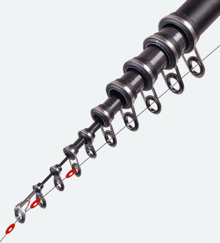 Fishing Rod Portable Rock 2.4m-6.0m Carp Rod Telescopic Sea Spinning Carbon Pole
