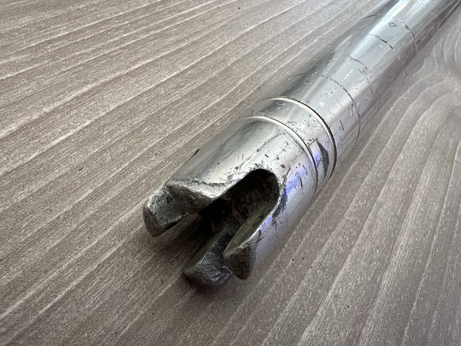 Aftco Aluminum Uni-Butt Straight Fishing Rod Butt #2 18 inch w/ Varmac Seat USA