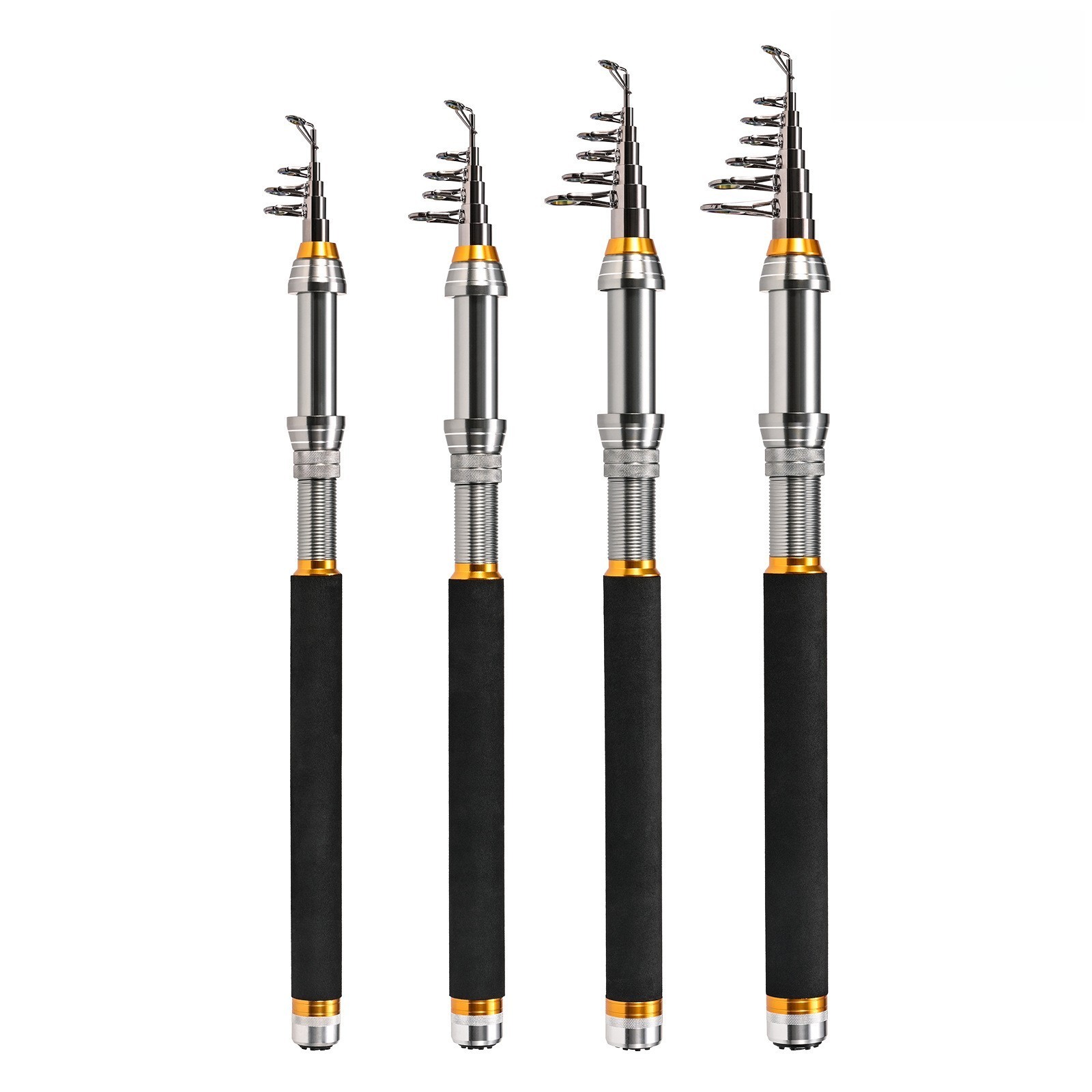 Carbon Telescopic Sea Rod 1.8/2.1/2.4/2.7m for Surf Shore Rock and Boat Fishing