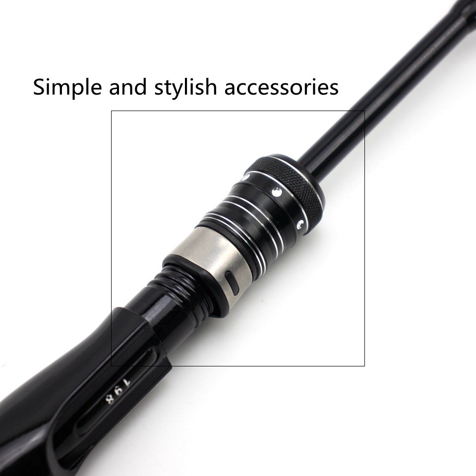 Ultra-Light Portable Fishing Rod Carbon Fiber Spinning Casting Pole Cork Handle