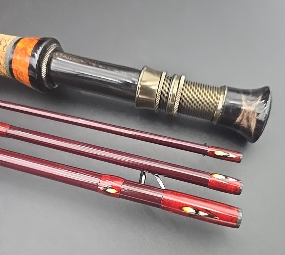 Extraordinary Terry Henson 10′ 4 weight nymphing fly rod Loomis blank