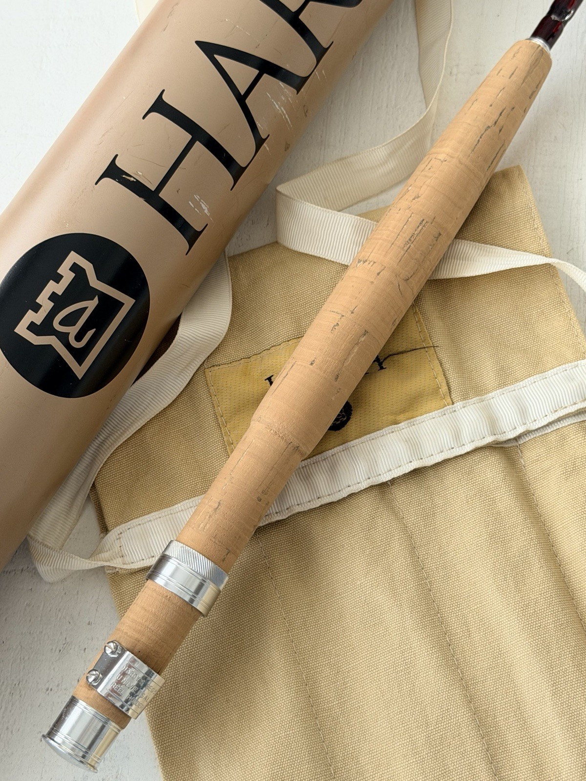**BEAUTIFUL**🔥HARDY Classic Series LRH Lightweight 4wt. 8’6”in Rod🔥~LEGENDARY~