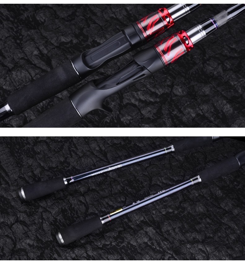 Fishing Rods Casting Spinning Rod Ultra-Light Carbon Fiber Trout 4 Section Poles