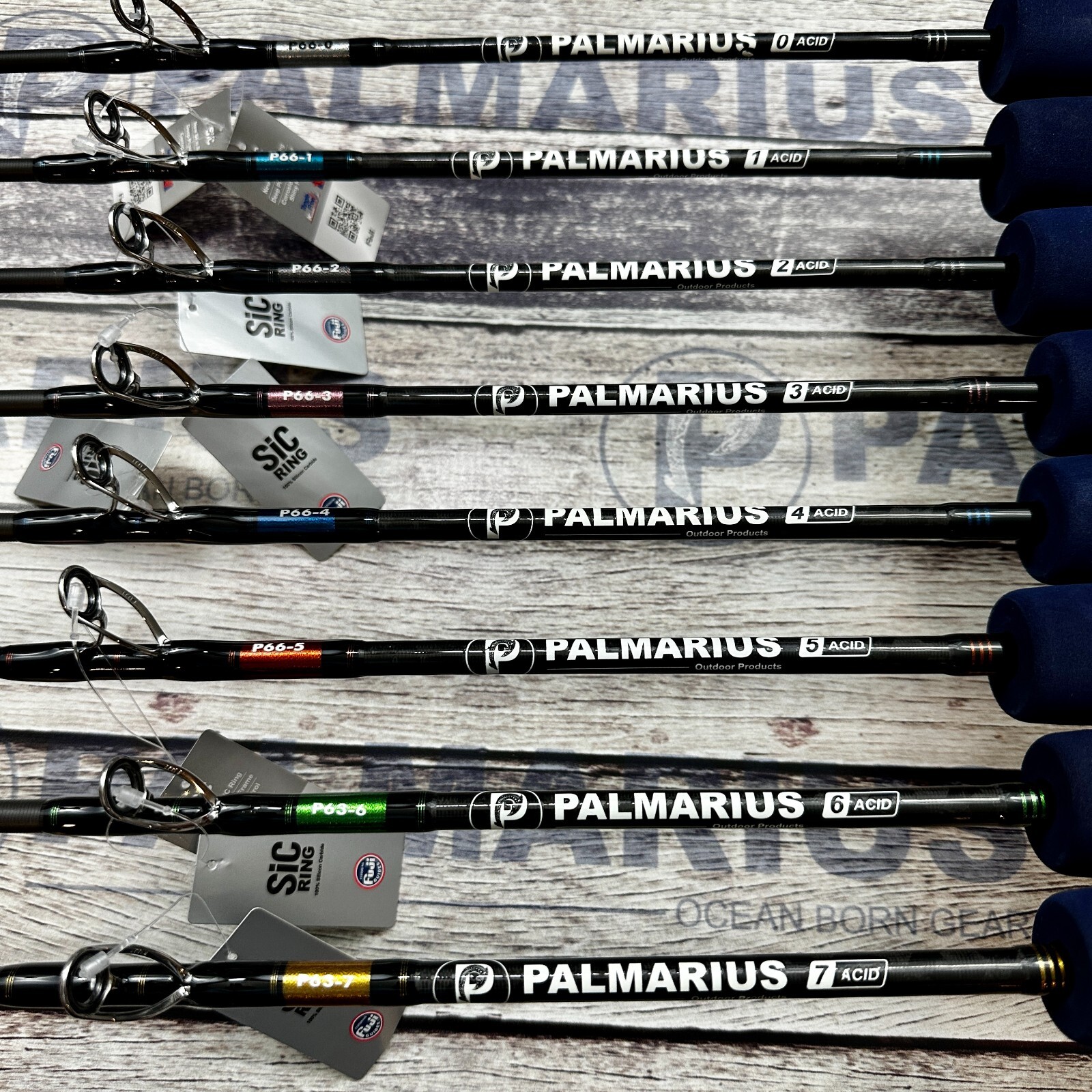 Palmarius P 66-3 200g to 400g ● 7 oz to 12 oz ● EVA ● SiC Torzite ● Acid Wrap