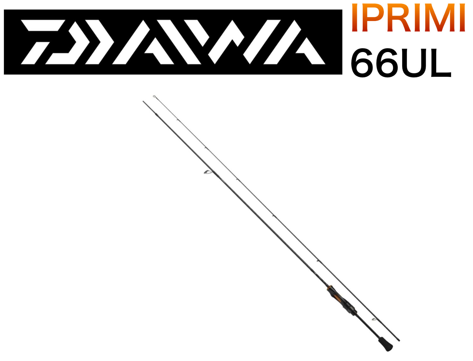 Daiwa IPRIMI 66UL Trout Spinning Rod 2PC New From Japan