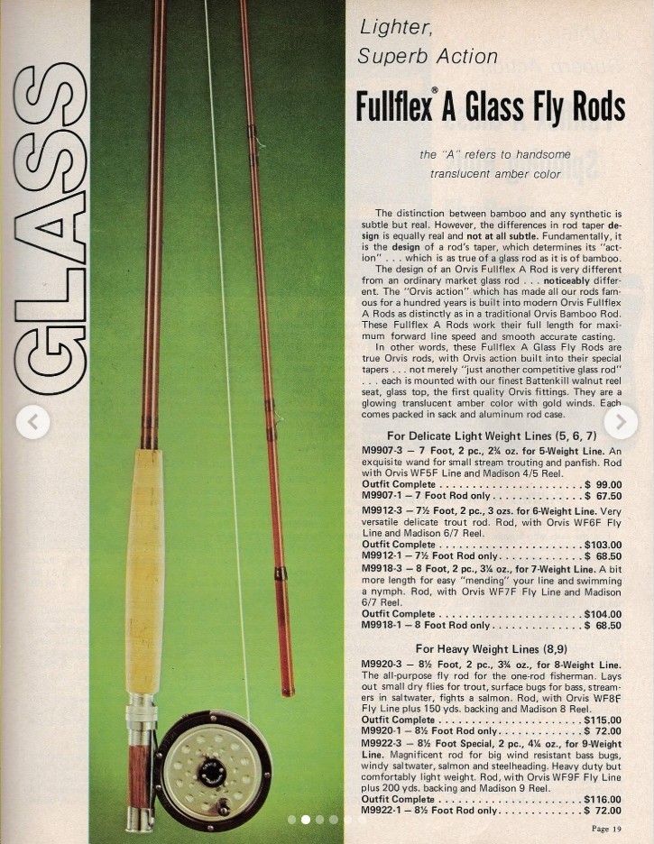 Rare Orvis ‘Manchester Era’ Fullflex A HDG 6wt fly rod and matching Madison Reel