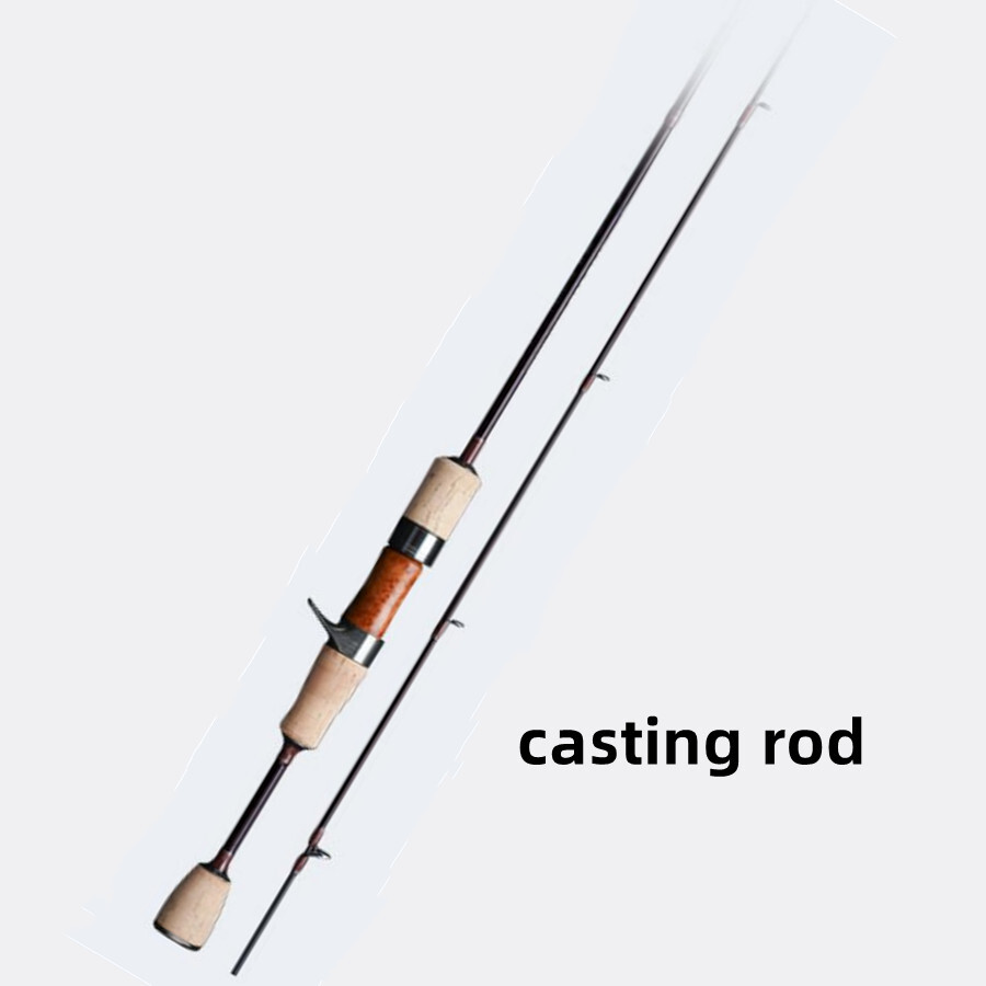 Lure Fishing Rod Carbon Fiber Spinning Casting Rod 5.1ft 5.5ft 6ft Ultra-Light