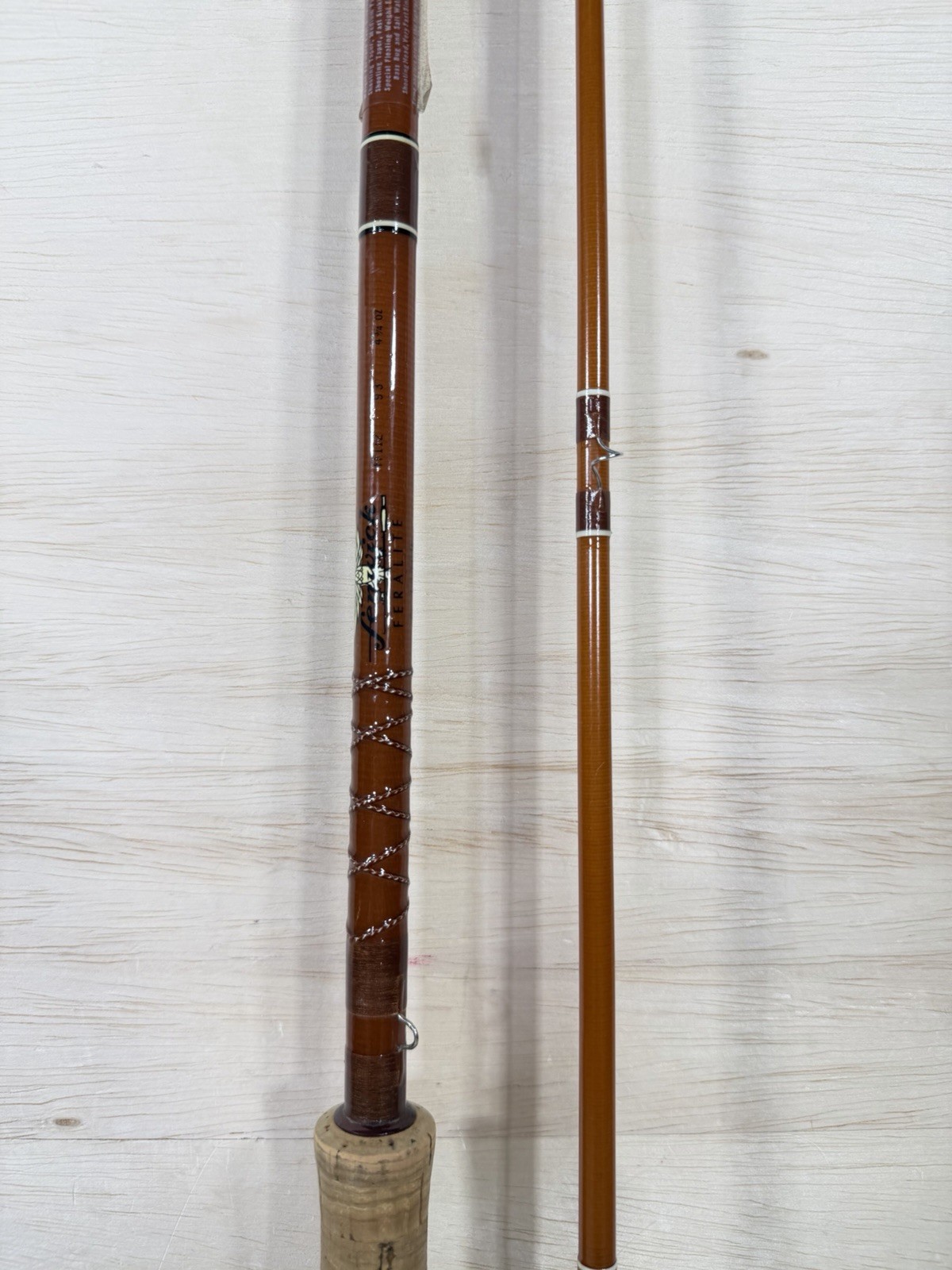 Vintage Fenwick Feralite Fly Rod FF 112 9’3 cork 2pc. EXCELLENT CONDITION