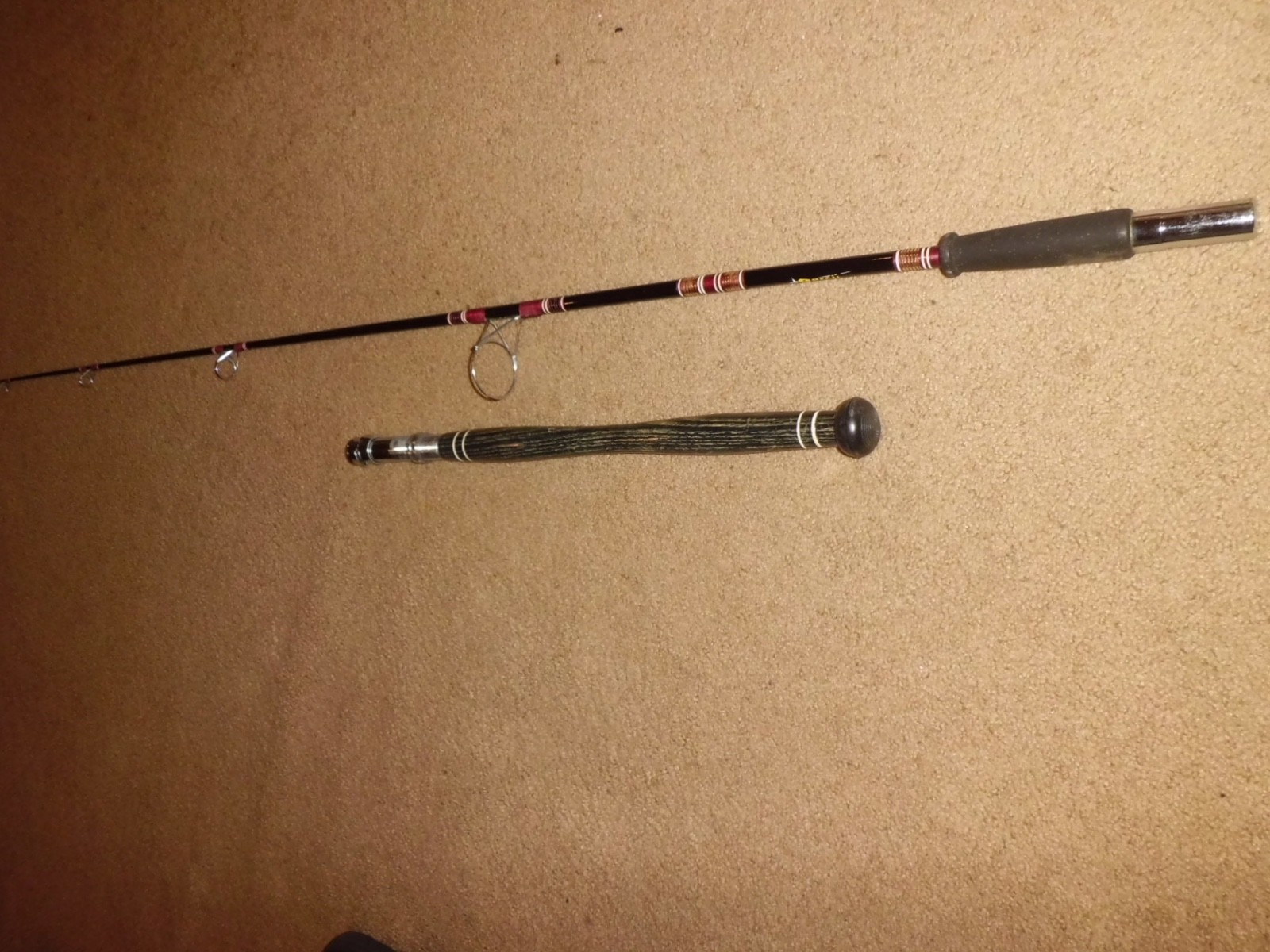Vintage GARCIA Conolon 2888 B Medium Spinning Boat 7′ 6″ Rod- USA- MINT!