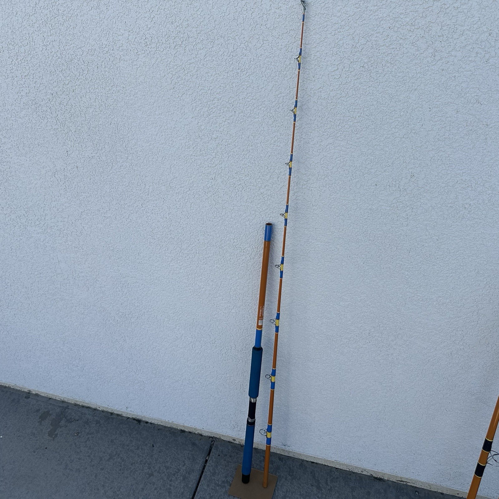 Kencor Tenlew Magnaglas 610-86C Conventional Fishing Rod 2 Piece 8’6” 10-40lb