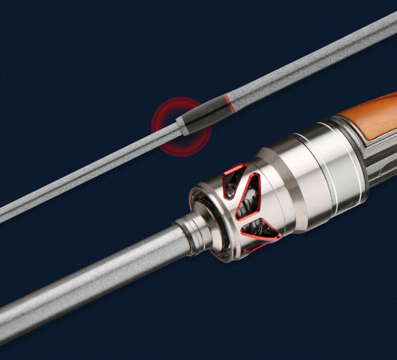 Fishing Rods Spinning Rod Casting Carbon Fiber 1.68m 1.8m Lure Rods 2 Sections