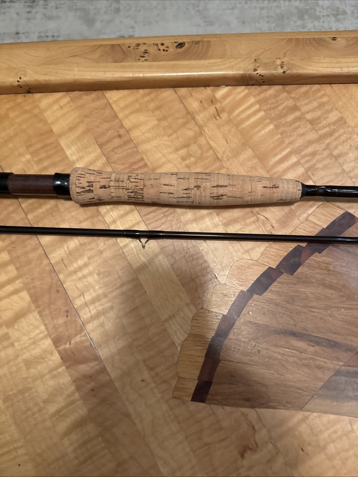 St Croix 4302 wt 5/6 Imperial Graphite XL 8′ 2pc Fly Rod near mint