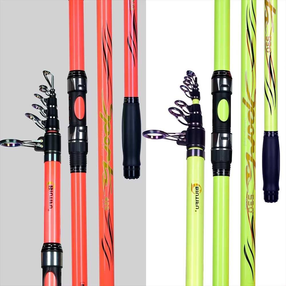 Telescopic Fishing Rod Sea Surf Pier Saltwater Freshwater Rods Various