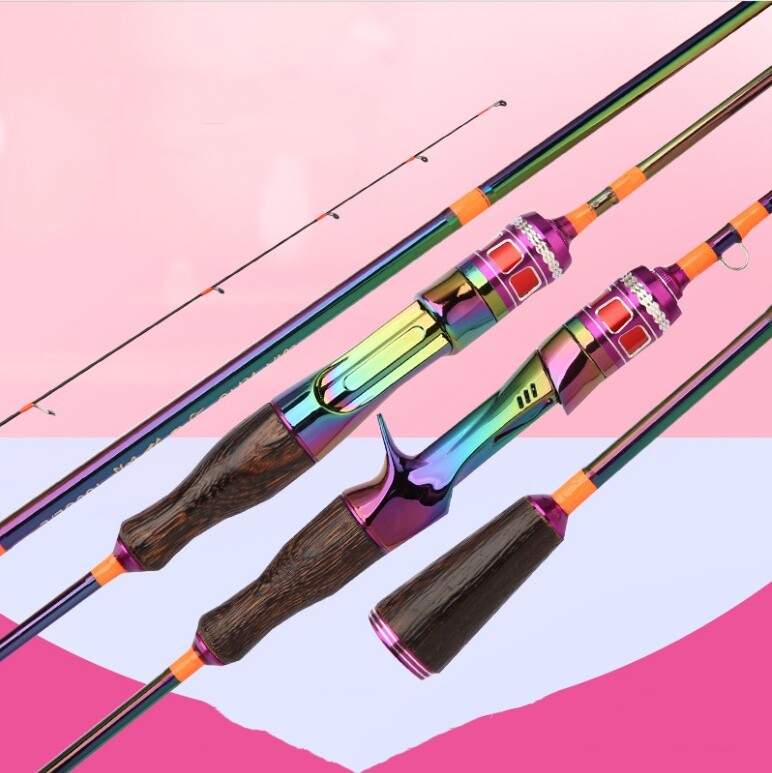 Carbon Lure Fishing Rods Carbon Fiber Spinning/Casting Fishing Poles 1.68M/1.8M